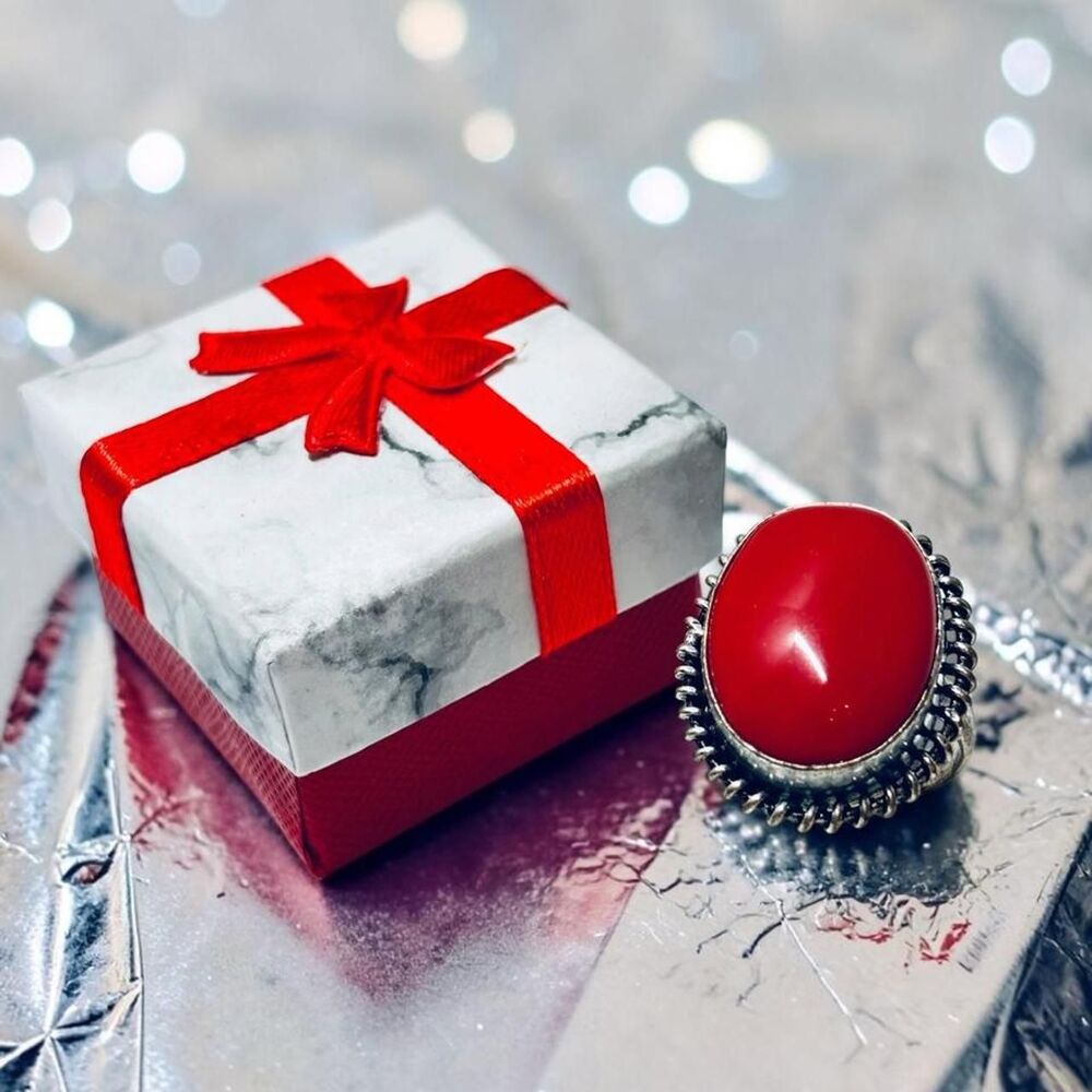 Unbranded Women's Silver and Red Jewellery